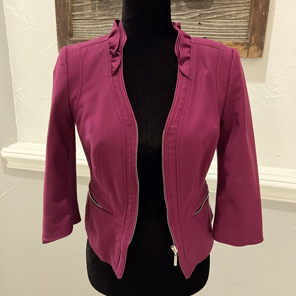 Burgundy Blazer